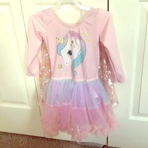 Unicorn 🦄 dress w/ detachable cape